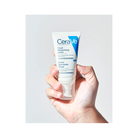 CeraVe Crème Hydratante Visage Peaux Normales à Sèches 52ml