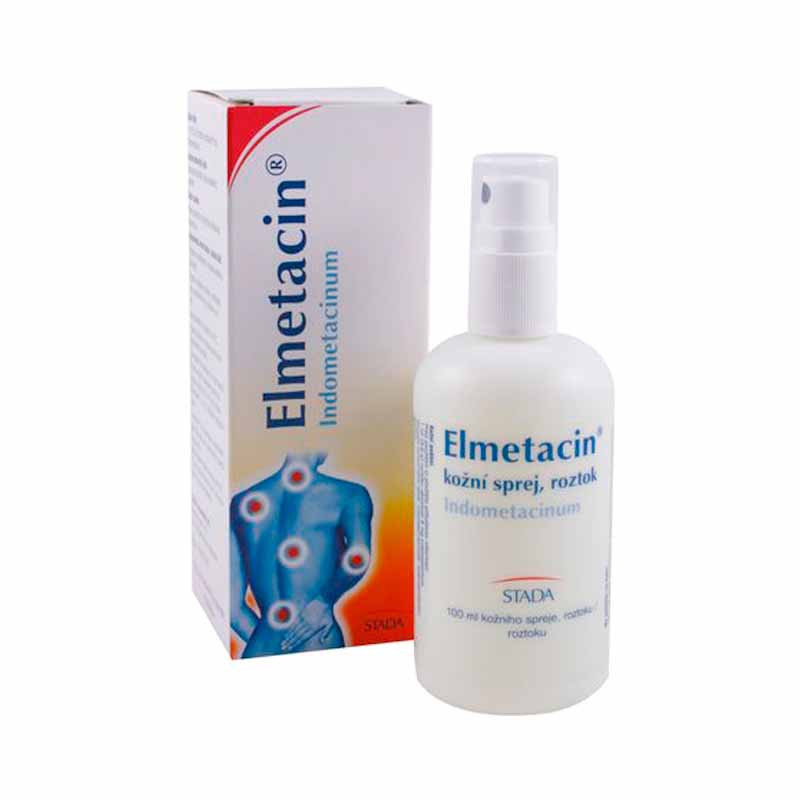 Elmetacin 10mg/g Solução para Pulverização Cutânea 100ml