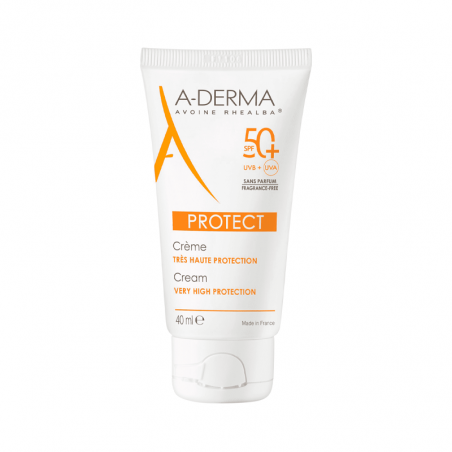 A-Derma Protect Crème SPF50+ Sans Parfum 40ml
