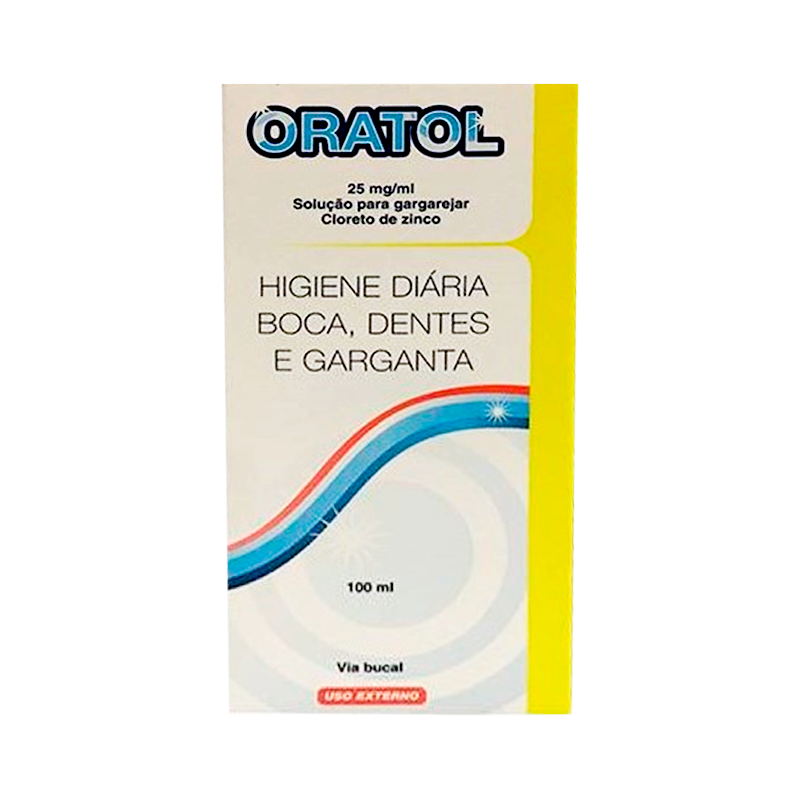 Oratol 25mg/ml Solução para gargarejar 100ml