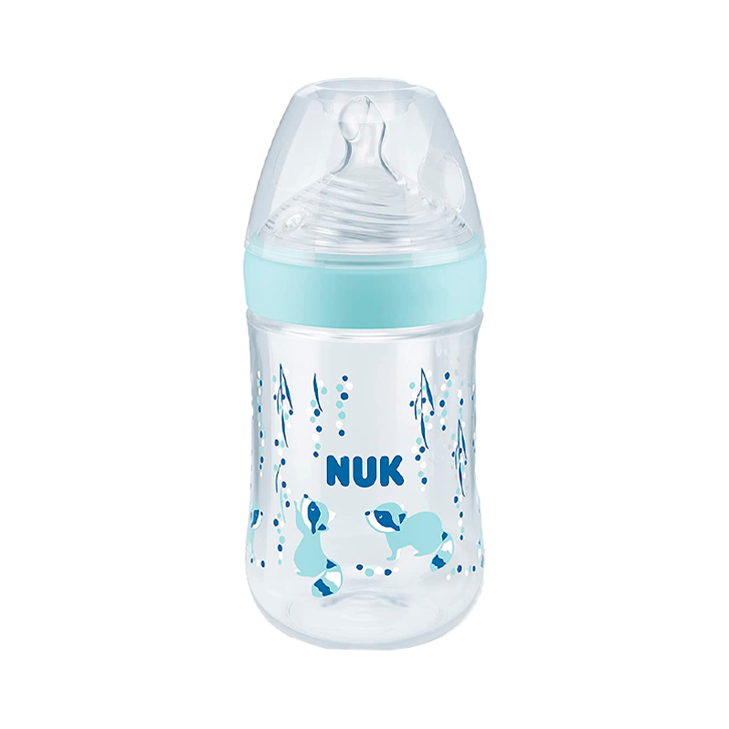 Nuk biberón nature sense 260ml con tetina 6-18meses talla L