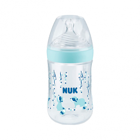 NUK Nature Sense Baby Bottle with Silicone Teat 260ml