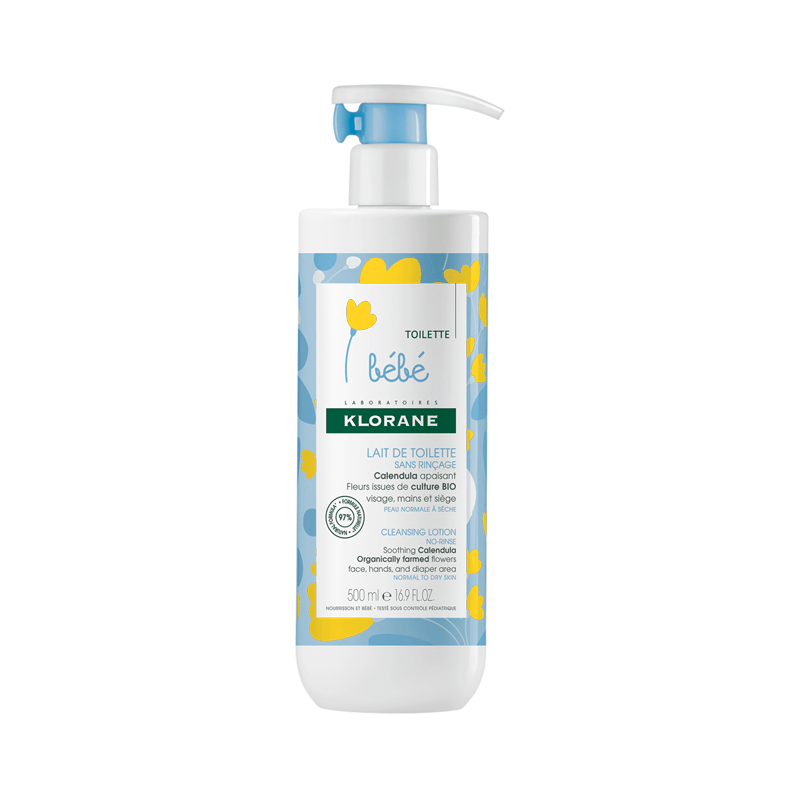 Klorane Bébé Lait Nettoyant au Calendula 500 ml