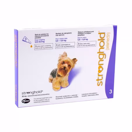 Stronghold 30mg (2.6 - 5kg) 3pipettes