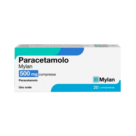 Paracetamol Mylan 500mg 20 comprimidos