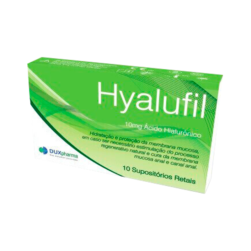 Hyalufil 10 supositórios