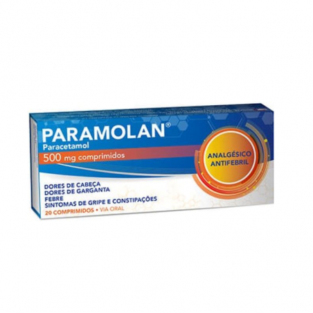 Paramolan 500mg 20 tablets