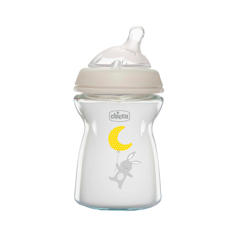 Chicco NaturalFeeling Biberão Vidro Fluxo Normal +0m 250ml