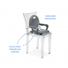Chicco Seat Pocket Snack Gris Foncé Chicco Seat Pocket Snack Gris Foncé