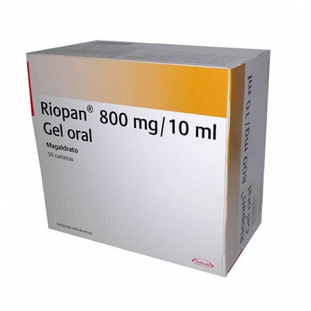 Riopan 800mg/10ml Oral Gel 50 sachets