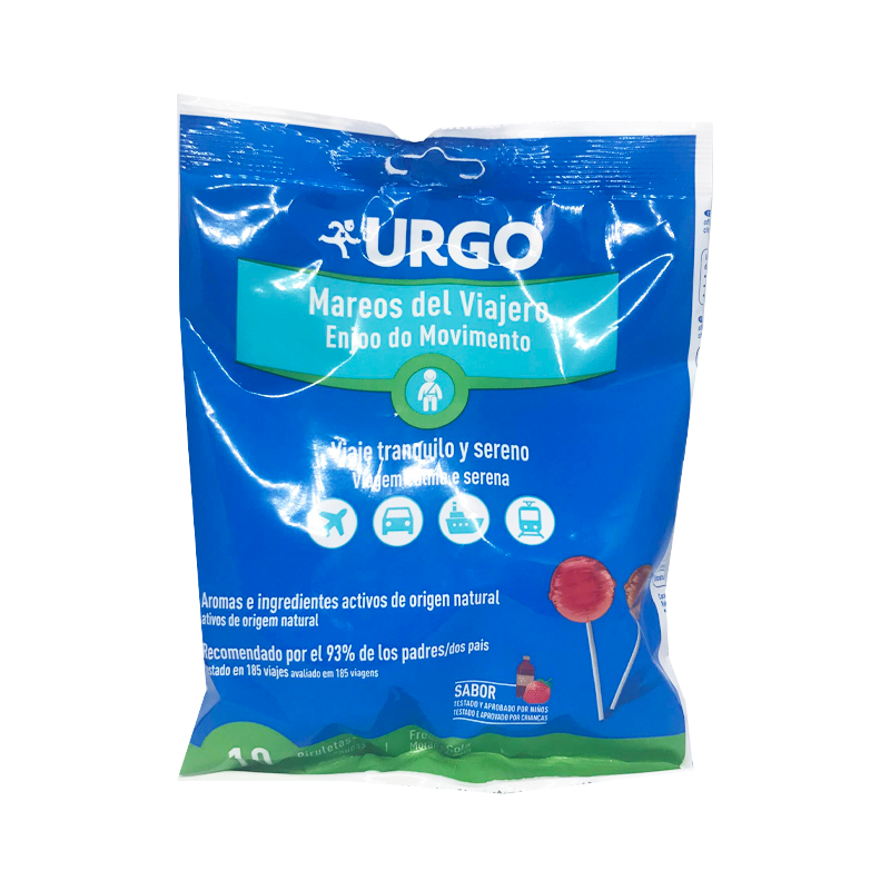 Urgo Sucettes Mal des Transports 10 unités