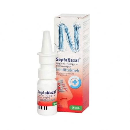 Septanazal Adults 1mg/ml+50mg/ml Nasal Spray Solution 10ml