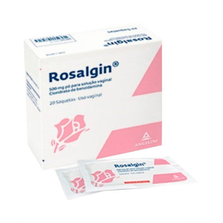 Rosalgin 500mg Polvo para Solución Vaginal 20 sobres