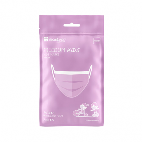 Surgical Mask Children IIR Lilac 10pcs