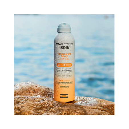 Isdin Fotoprotector Transparent Spray Wet Skin FPS30+ 250ml