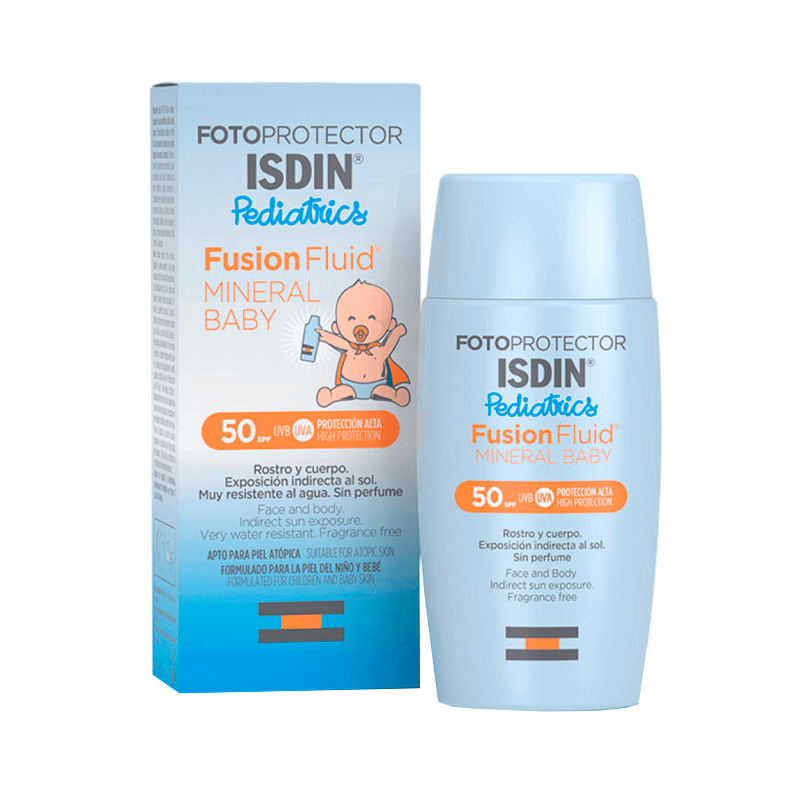 Isdin Fotoprotector Fusion Fluide Minéral Bébé FPS50+ 50 ml