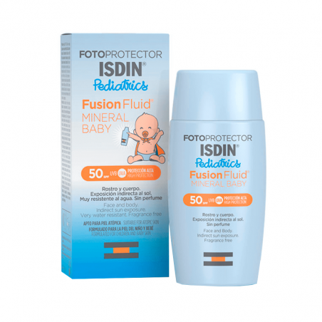 Isdin Photoprotector Fusion Fluid Mineral Baby FPS50+ 50ml