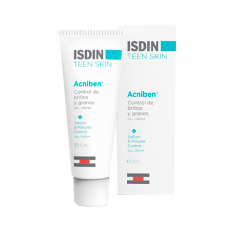 Isdin Acniben Control of Glow and Bubbles Gel Cream 40ml
