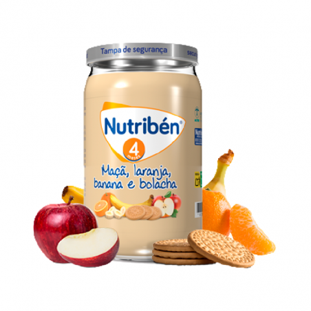 Nutribén Pot Pomme, Orange, Banane et Biscuit 235g Nutribén Pot Pomme, Orange, Banane et Biscuit 235g
