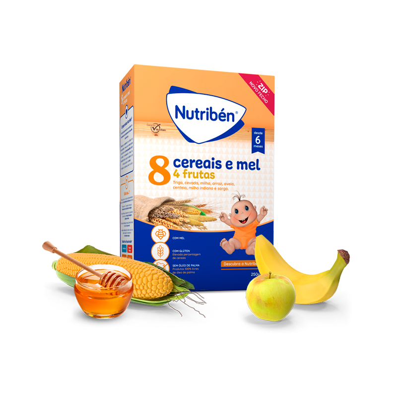 Nutribén Papa 8 Cereales y Miel Vegetal 6m+ 250g