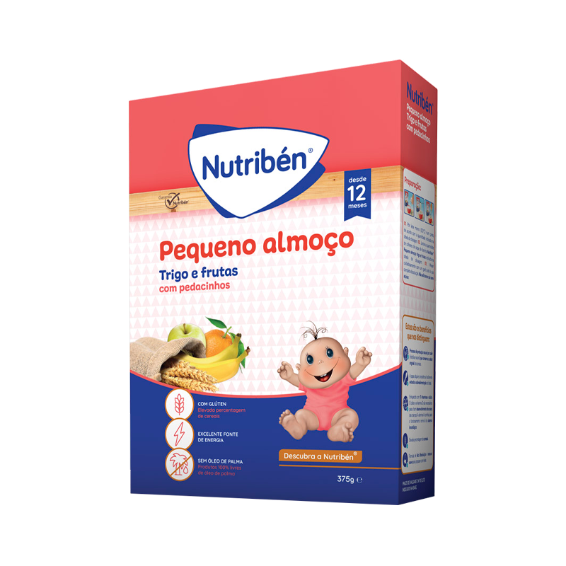 Nutribén Petit Déjeuner Blé et Fruits 375g