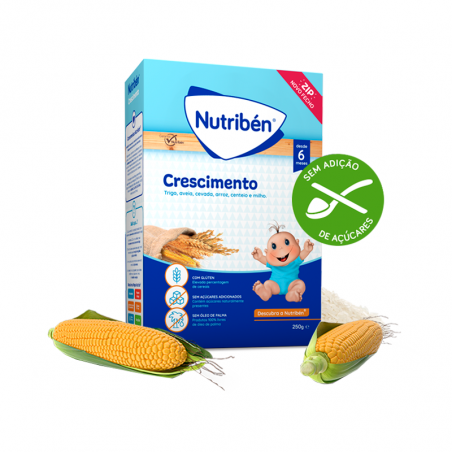 Nutribén Papa Crescimento Não Láctea 6m+ 250g