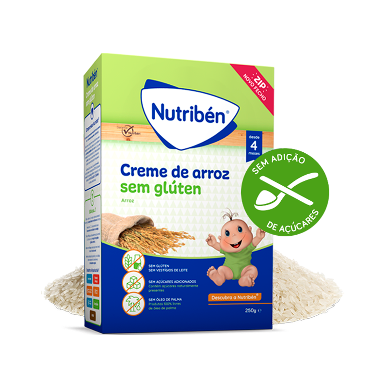 Nutribén Papilla Crema de arroz para bebés desde los 4 meses