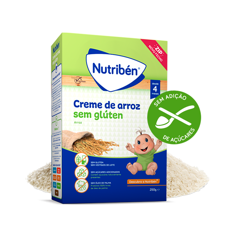 Nutribén Crème de Riz Végétale 4m+ 250g