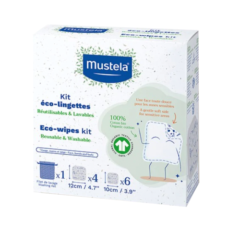 Mustela Lingettes Réutilisables 10 unités