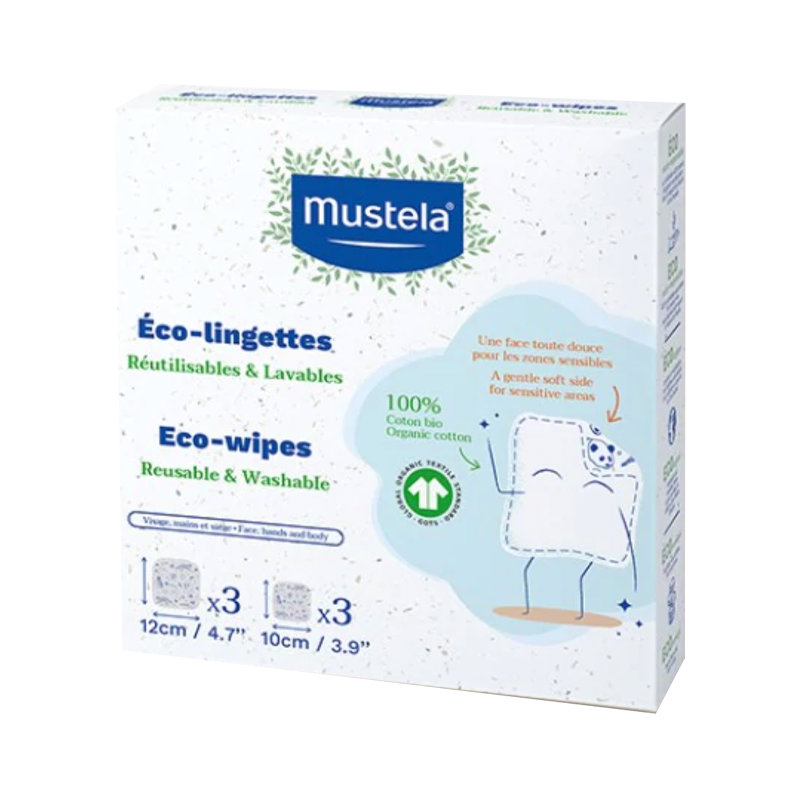 Mustela Lingettes Réutilisables 6 unités