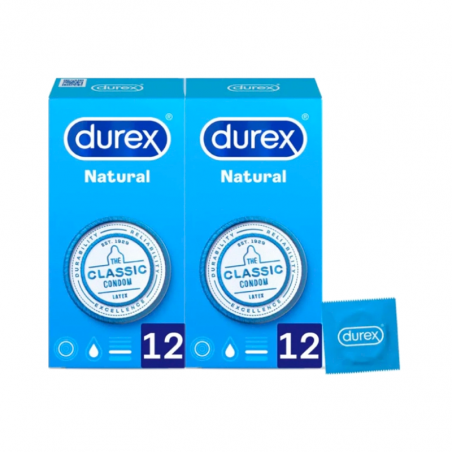 Durex Natural Condoms 2x12 units