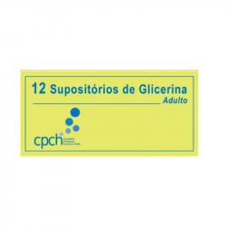 Supositórios de Glicerina Adulto 1970mg CPCH 12 supositórios