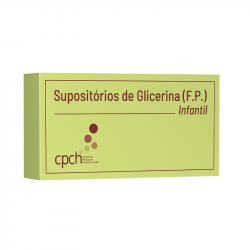 Supositórios de Glicerina Infantil 1100mg CPCH 12 supositórios