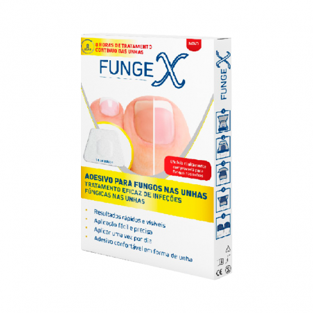 FungeX Adhesivo para hongos en las uñas 14uds