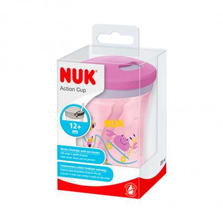 Nuk Action Cup 230ml with Straw