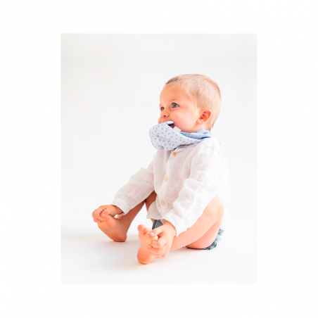 Saro Reversible Scarf with Teether