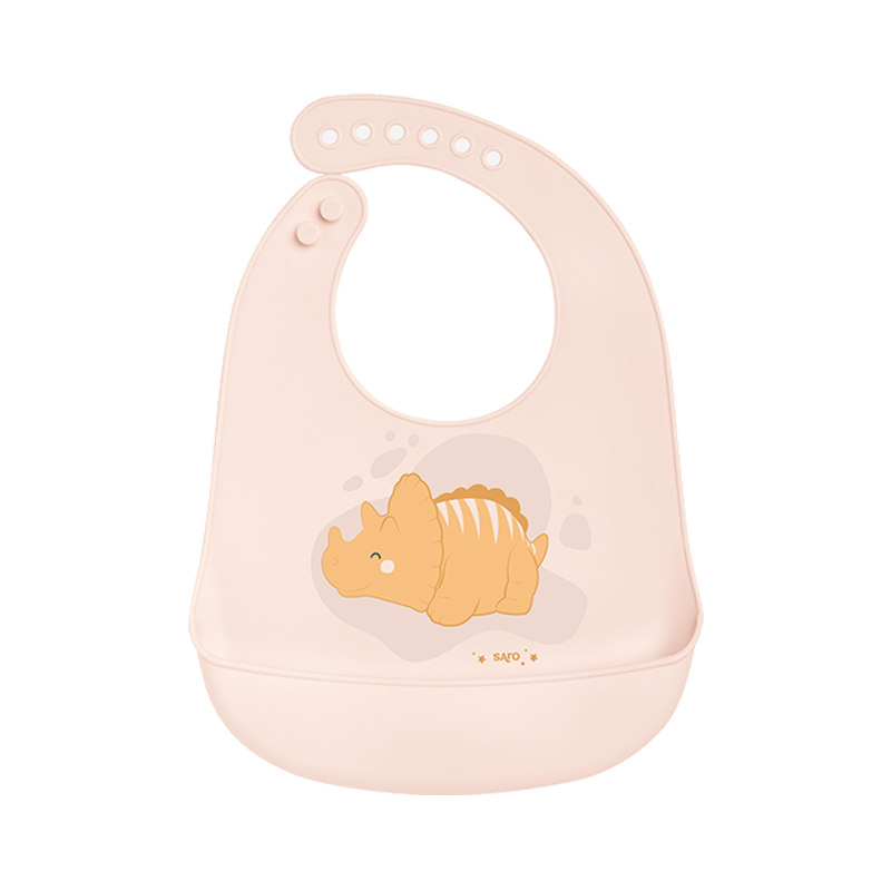 Bavoir de fête en silicone Saro