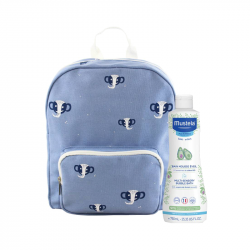 Mustela Multisensory Bath Foam 750ml + Blue Backpack