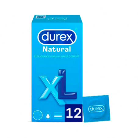 Durex Preservativos Naturales XL 12uds
