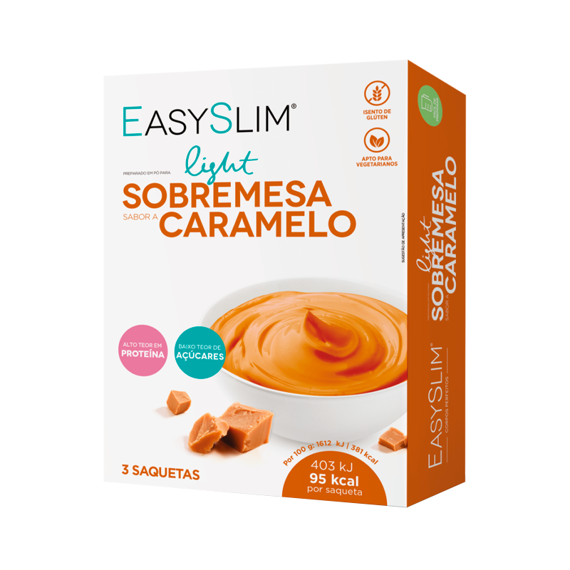 Easyslim Sobremesa Light Caramelo 3x25g