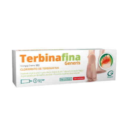 Terbinafina Generis 10mg/g Crema 15g