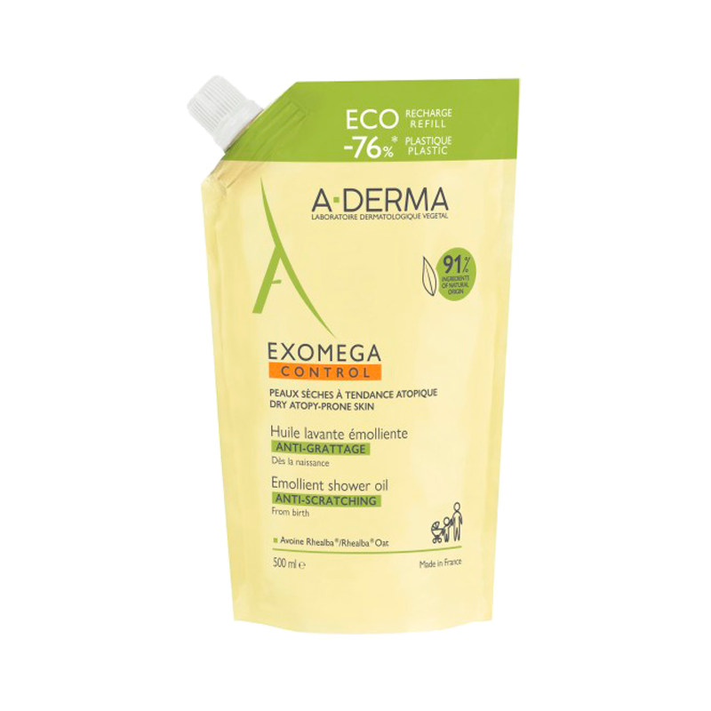 A-Derma Exomega Control Eco Recharge Huile de Douche 500ml