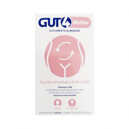 Gut4 Mulher 15cápsulas