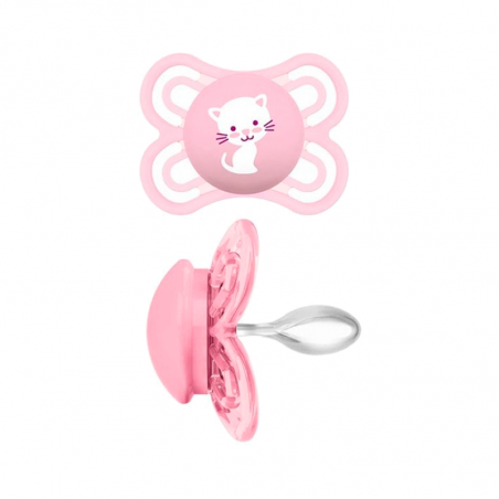 Mam Pacifier Silicone Perfect 0+ Pink
