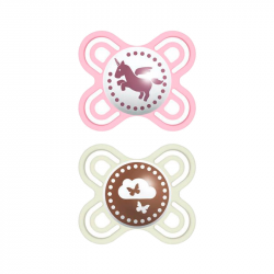 Mam 2 Perfect Start Pacifiers Pink 0-2M