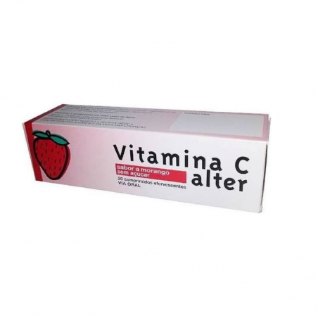 Vitamine C Alter 1g Fraise 20 comprimés effervescents
