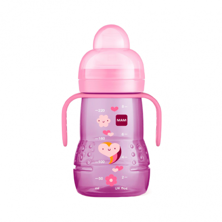 Mam Cup Trainer+ Space Love 220ml Pink