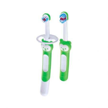 Cepillo de entrenamiento para cepillos de dientes Mam Baby 2pcs