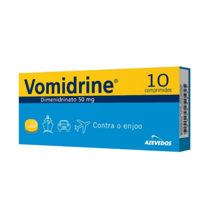 Vomidrine 50mg 10 comprimés
