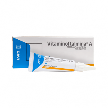 Vitaminoftalmina A 50000UI./g Pomada Oftálmica 5g